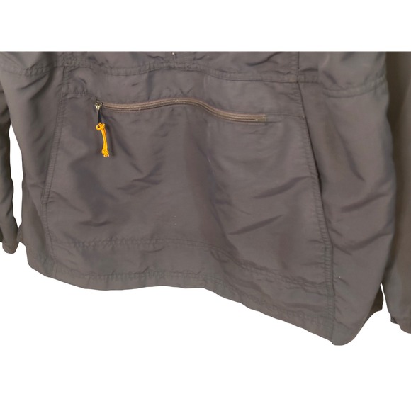 LL Bean Mens Anorak Windbreaker XL Reg Navy Blue Half Zip Hooded Jacket READ - Picture 3 of 12